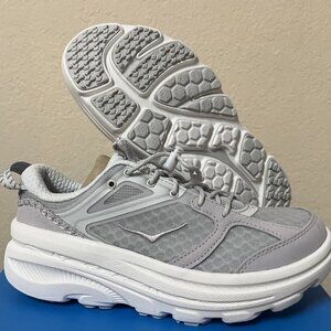 NEW IN BOX Hoka Bondi B3LS Running Shoes Sneakers Cosmic Grey Men 9 Women 10